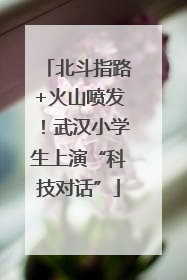北斗指路+火山喷发！武汉小学生上演“科技对话”